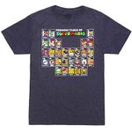 Fifth Sun Men's Mushroom Table T-Shirt, Navy Blue Heather, S