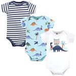 Hudson Baby Baby Cotton Bodysuits, Beach Dino, 6-9 Months