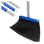 Outdoor Broom for Floor Cleaning, Lalafancy 48" Angle Brooms Heavy Duty for Sweeping Concrete Patio Courtyard Garage Decks Sidewalks Home Kitchen Backyard