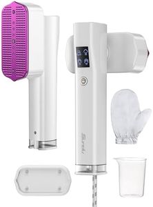 Sundu Steam Iron, Steamer for Clothes, Portable 2 In 1 Travel Steamer Iron,15s Fast Heat-up, 4 Modes, LED Display, 20 Minutes of Continuous Ironing Garment Steamer for Travel and Home White