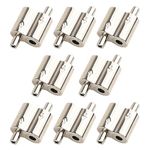 Vigtayue 8PCs Wire Rope Clamp for 1/16-1/13 Inch Dia Stainless Steel Wire Cable Clip, Heavy Duty Wire Rope Cable Clamp Adjustable Without Disassembly for Pendant Light Chandelier Hanging Pictures