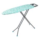 Beldray LA023995POP Folding Ironing Board - Collapsible Ironing Table, 7 Variable Heights, Lightweight and Compact, Suitable for Left & Right-Handed Use, Adjustable Iron Rest, 110 x 33 cm, Poppy Print