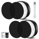 2 Pack LV-H132 Replacement Filter for LEVOIT LV-H132 Air Purifier, 3-in-1 HEPA and Activated Carbon Filter with 4 Activated Carbon Pre-Filters & 2 HEPA Filter, Part # LV-H132-RF