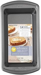 Wilton Advance Select Premium Non-Stick Bread Loaf Pan, 9.25 x 5.25 Inches, Steel, Silver