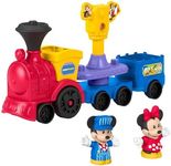 ​Fisher-Price Little People Toddler Toy Disney Jr Mickey & Minnie Musical Train with 2 Figures for Pretend Play Kids Ages 18+ Months