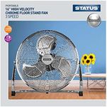 Status Floor Fan | 16 Inch Portable