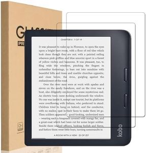 JOYAUS [2 Pack] Screen Protector for Kobo Libra 2 (7 inch), Tempered Glass, Anti-Scratch, 9H Hardness, Bubble Free