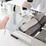 Barista Micro Cloth 4 Pack - watchget Microfiber Barista Cleaning Towels Coffee Cleaning Accessories for Espresso Machine, Steam Wand, Countertop(12"x12")