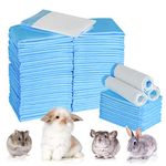 Buyockss 20 Pcs Rabbit Pee Pads 18" X 13" Disposable Pet Training Pads Super Absorbent Guinea Pig Cage Liners Disposable Diaper For Hedgehog, Hamster, Chinchilla, Cat, Reptile And Other Small Animal