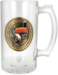 Guinness Gilroy Glass Tankard W'Badge