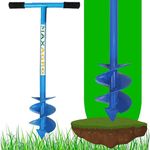 RedBuild Manual Earth Auger Hole Diger 4 Inch | Post Hole Digger | Garden digger | Soil Digging Tool