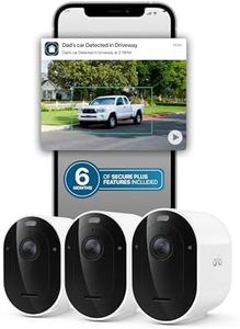 Arlo Pro Security Camera 2K HDR (6th Gen, 2025 Release) Wireless Outdoor Camera, 4 Cam with 6-Month Secure Plus Subscription