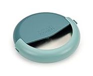 Joseph Joseph Duo Pizza Cutter with blade guard, Compact slicer wheel, Teal