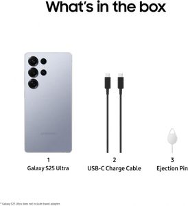 Samsung Galaxy S25 Ultra Smartphone 512GB – Silver Blue