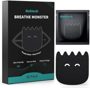 Nekteck Breathe Monster Bamboo Rayon Tape, 30 Pack, Individually Wrapped