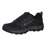 Columbia PEAKFREAK X2 OUTDRY WATERPROOF Waterproof Men's Low Rise Trekking And Hiking Shoes, Black x Ti Grey Steel, 10 UK