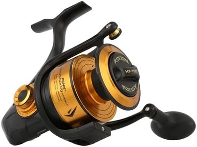 PENN Spinfisher VII 6500 Saltwater Spinning Reel, Right/Left Handle Position, IPX5 Seal, HT-100 Front Drag, Superline Spool, Precise CNC Gear Technology