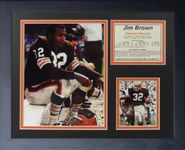 Legends Never Die Jim Brown Sitting Collage Photo Frame, 11" x 14"