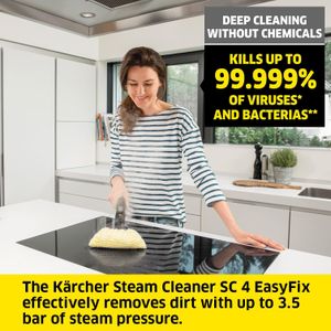 Kärcher SC 4 Steam Cleaner – Powerful Multi-Surface Cleaning