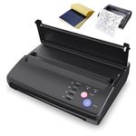 TATELF Tattoo Stencil Printer Thermal Copier Tattoo Stencil Machine with 20pcs Transfer Paper for tattooing Artists (Black)