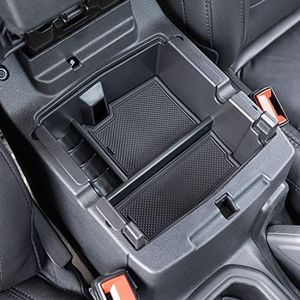 PIMCAR Center Console Organizer Compatible with Jeep Wrangler JL/JLU 2018-2024 2025 & Jeep Gladiator JT Truck 2020-2025 Armrest Tray Storage Interior Accessories (Not for JK/JKU)