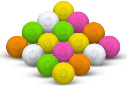 Signature Lacrosse Ball Set - Packs of 2, 4, 8, 12, and 100 - No Chemical Smell Massage Balls, Myofascial Release Tools, Back Roller, Muscle Knot Remover