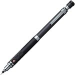 uni-ball Kuru Toga M5-1017 0.5mm Mechanical Pencil | Auto-Rotating Lead Mechanism | Replaceable Push Button Eraser | School and Office stationery | Gunmetal Body, Pack of 1