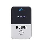 Mobile WiFi Hotspot Device,KuWFi 4G LTE Internet Router with SIM Card Slot Unlocked Travel Partner Support Telus/Bell/Fido/Freedom/Koodo/Public/Rogers/Virgin Mobil for Canada