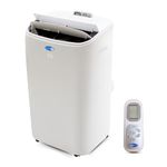 Whynter ARC-147WF 14,000 BTU (10,000 BTU SACC) Dual Hose Cooling Portable Air Conditioner, Dehumidifier, and Fan with Remote Control, HEPA and Carbon Filter, up to 500 sq ft in White