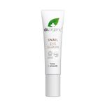 Dr Organic Snail Gel Eye Serum, Healthy-Aging, Fine Lines, Mens, Womens, Natural, Vegetarian, Cruelty-Free, Paraben & SLS-Free, Recycled & Recyclable, Organic, 15ml, Packaging may vary