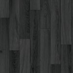 VINYL FLOORING UK Black Wood Effect Anti Slip Vinyl Flooring Roll For Living Room, Kitchen, 2.0mm Thick Cushioned Back Vinyl Sheet, Lino Flooring Modern Design-1m(3'3") X 2m(6'6")-2m²