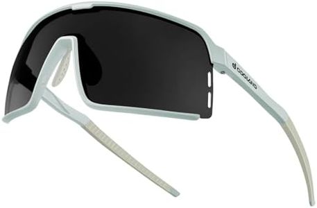 Odoland Lunettes de Cyclisme Photochromique pour Homme Femme Adulte Lunette de Velo Anti UV Lunette de Soleil Velo pour Randonneé Pêche Conduite, Noir
