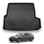 Nomad Boot Liner Compatible with BMW 3 Series 2012-2019 [F31] [Touring] Premium Tailored Fit Car Floor Mat Protector Guard Tray Black Custom Fitted Accessory - Dog Friendly & Waterproof Raised Edges