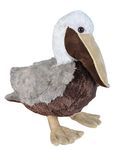 Wild Republic 21468 Pelican Plush Cuddlekins Cuddly Soft toys Kids Gifts, Brown/Grey, 30 cm