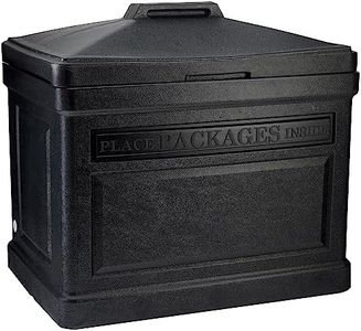 Mighty Tuff MTDB0001 Package Delivery Box, Large, Black