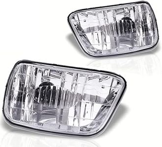 AUTOSAVER88 Fog Lights Compatible with 2002 2003 2004 2005 2006 2007 2008 2009 Chevy Trailblazer 2003-2008 Isuzu Ascender with 880 12V 27W Bulbs (Do NOT Fit 2007-2009 Trailblazer SS Models)