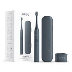 Ordo Sonic+ Electric Toothbrush & Charging Travel Case - Electric Toothbrushes for Adults, Advanced Tech, 4 Brushing Modes, Fast Rechargeable Battery, Silicone-Polishing, USB Charger - Charcoal Grey