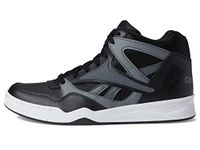 Reebok Unisex-Adult Bb4590 High Top Basketball Shoe, Black/Pure Grey, 9.5 Women/8 Men