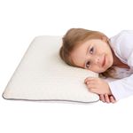 SIKAINI Children Pillow Memory Foam Kids Pillow Hypoallergenic Pillow Children Pillow Flat (3-8 Years)