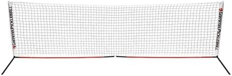 GAMMA Portable Pickleball Net, 2mm Braided Indoor and Outdoor Pickleball Net for Practice, Friend and Family Games, and More, 11' with Carrying Bag