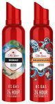 Old Spice Nomad No Gas Deodorant Body Spray Perfume for Men, 140 ml and Krakengard No Gas Deodorant Body Spray Perfume, 140 ml