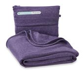 Magellan's LuxeTravel Jersey Travel Blanket (Purple)