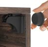 Hoffenbach Serrure Magnétique Invisible pour Sécurité Enfant – 12 Verrous & 3 Clés – Protection pour Placards, Portes & Tiroirs – Blocage Sans Perçage – Noir