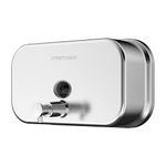 interhasa! Hand Soap Dispenser Wall Mounted Touchless Stainless Steel Liquid Dispenser For Kitchen Sink and Bathroom Horizontal 1000ml