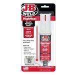 JB Weld HighHeat Epoxy Resin Syringe Heat Resistant, Multi Purpose, Sets in 1 Hour, Cures in 24 Hours at Room Temp, Dark Grey, 25ml