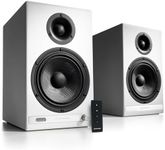 Audioengine HD6 Premium 24 Bit Bookshelf Speakers - Wireless 150W Bluetooth Speakers - Powerful Home Music System - Home Theater Systems, Studio Monitors