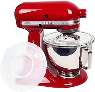 Bowl Covers for KitchenAid 4.5-5 Qt Tilt-Head Stand Mixer, Mixer Splash Guard with Extra Pouring Window for KitchenAid Mixer, Dishwasher Safe Bowl Lid to Prevent Spilling of Ingredients(Pack of 1)