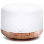 ASAKUKI 500ml Premium, Essential Oil Diffuser, 5 in 1 Ultrasonic Aromatherapy Fragrant Oil Humidifier Vaporizer, Timer and Auto-Off Safety Switch-Yellow