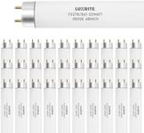 LUXRITE 30-Pack F32T8/835 32W 48 Inch T8 Fluorescent Tube Light Bulb, 3500K Natural White, 2800 Lumens, G13 Medium Bi-Pin Base, LR20740