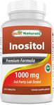 Best Naturals Inositol 1000mg 120 Tablets - Also Called Vitamin B8